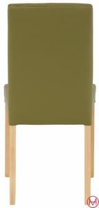 Set 2 scaune Nina verzi piele ecologica 44/52,5/90 cm