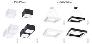Plafonieră LED dimabilă CANTO 34W/230V negru Tuya Immax NEO 07074-60 + telecomandă