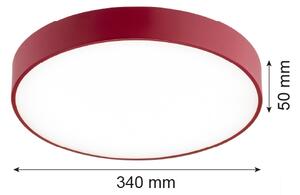 Plafonieră LED TIAMO LED/22W/230V 4000K roșu Argon 8334