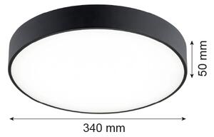 Plafonieră LED TIAMO LED/22W/230V 4000K negru Argon 8348
