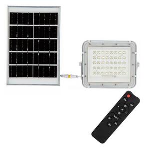 Proiector LED solar de exterior LED/6W/3,2V IP65 6400K alb + telecomandă