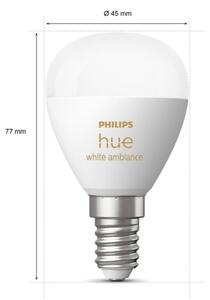 Bec LED dimabil Philips Hue WHITE AMBIANCE P45 E14/5,1W/230V 2200-6500K
