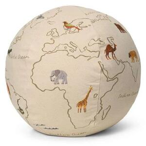 The World Pouf Off-White - Ferm Living