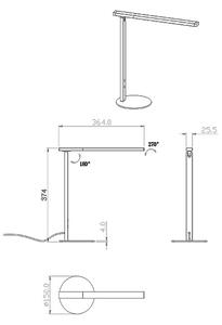 Lampă LED dimabilă IDEAL LED/10W/230V 3000-6000K alb Fabas Luce 3550-30-102