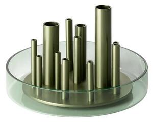 Ikeru Vase Low Forest Green - Fritz Hansen