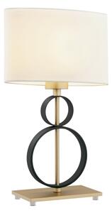 Argon 8373 - Lampă de birou PERSEO 1xE27/15W/230V, 42 cm crem/negru