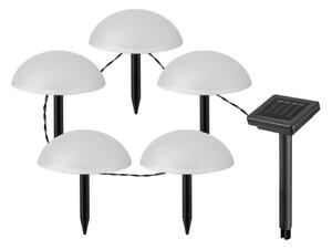 Corp de iluminat LED solar TREPPIO 5xLED/0,2W/1,2V IP44 Rabalux 77008