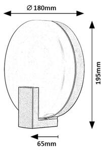 Aplică LED de exterior CYPRUS LED/10W/230V IP44 Rabalux 7074