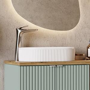Comad Beyond lavoar 48x32.5 cm ovale de blat alb luciu BEYOND 5 WHITE ( E-6564 )