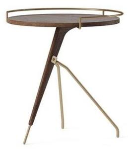 Umanoff Masă Laterală Low Walnut/Matt Lacquered Brass - Audo Copenhagen