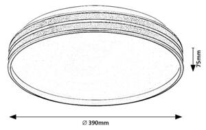 Rabalux 71141 - Plafonieră LED GANDOR, dimabilă, 24W/230V, 3000-6500K