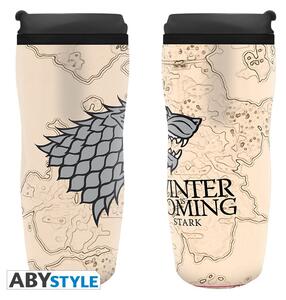 Cana termos cu capac pentru cafea licenta Game of Thrones - Winter is Coming 355 ml