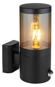 Aplică de exterior cu senzor XELOO 1xE27/60W/230V IP44 Globo 32014BSS
