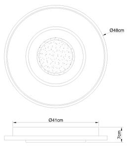 Plafonieră LED dimabilă BRIENNA LED/36W/230V Globo 48552D + telecomandă
