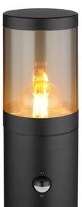 Lampă de exterior cu senzor XELOO 1xE27/60W/230V 50 cm IP44 Globo 32015BSS