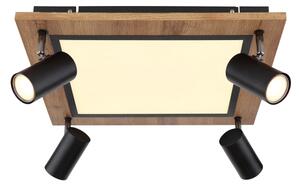 Spot LED ULLA 4xGU10/5W + LED/24W/230V Globo 67306D2