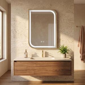 Oglindă LED ZONE 80X60 GOLD BRUSH
