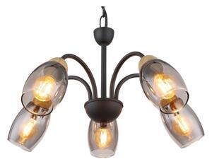 Lustră pe lanț GERLY 5xE14/25W/230V Globo 60297-5H