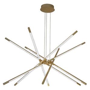 Lustră LED dimabilă pe cablu LED/50W/230V 3000K auriu
