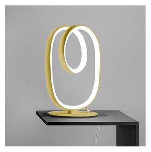 Lampă LED dimabilă de masă DIVA 17W/230V auriu Gea Luce DIVA L ORO SPAZZOLATO