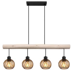 Lustră pe cablu PAULO 4xE27/15W/230V Globo 15534-4H