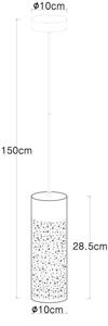 Lustră pe cablu CROCKY 1xE27/40W/230V Globo 21005H