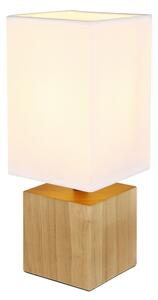 Lampă de masă VALENTINO 1xE27/7W/230V alb/maro Globo 21628W