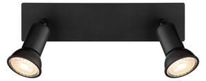 Spot DREW 2xGU10/35W/230V negru Globo 57998-2