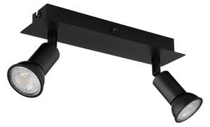 Spot DREW 2xGU10/35W/230V negru Globo 57998-2