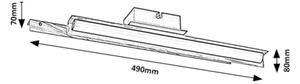 Aplică LED REMIEL LED/12W/230V 3000K Rabalux 71045