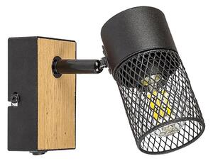 Spot de perete METTA 1xE14/40W/230V stejar Rabalux 71151