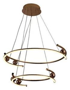 Lustră LED dimabilă pe cablu LED/80W/230V 3000-6500K + telecomandă