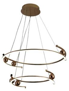 Lustră LED dimabilă pe cablu LED/80W/230V 3000-6500K + telecomandă