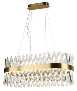 Lustră LED de cristal dimabilă pe cablu LED/90W/230V + telecomandă