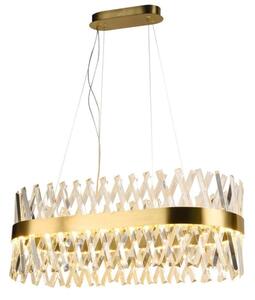 Lustră LED de cristal dimabilă pe cablu LED/90W/230V + telecomandă