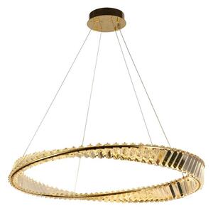 Lustră LED de cristal dimabilă pe cablu LED/50W/230V + telecomandă