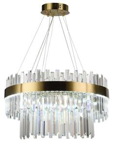 Lustră LED de cristal dimabilă pe cablu LED/80W/230V + telecomandă