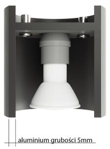 Plafonieră LED FRIDA 1xGU10/7W/230V gri Brilagi