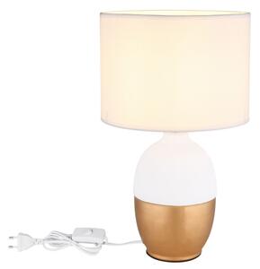 Lampă de masă VALENTINO 1xE14/40W/230V alb Globo 21627W