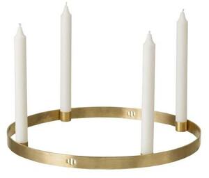 Circle Suport pentru Lumânări Large Brass - Ferm Living