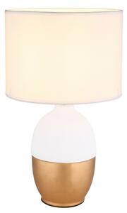 Lampă de masă VALENTINO 1xE14/40W/230V alb Globo 21627W