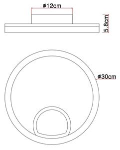 Plafonieră LED BEATRIX LED/12W/230V Globo 67298D
