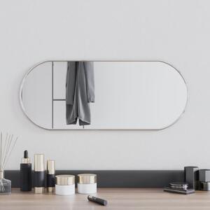 Oglindă de perete, argintiu, 60x25 cm, ovală