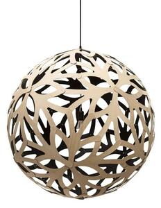 Floral Lustră Pendul Ø60 Black 1 Side - David Trubridge