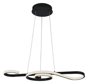 Lustră LED pe cablu LED/18W/230V 3000K negru