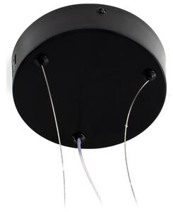 Lustră LED pe cablu LED/18W/230V 3000K negru