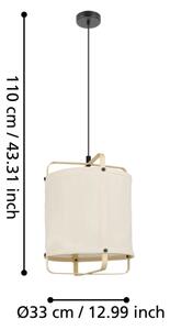 Lustră pe cablu SURFLEET 1xE27/40W/230V Eglo 43874