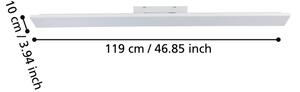 Eglo 900708 - Plafonieră LED TURCONA-B, 21 W, 230 V, 3000 K, 118,7 cm