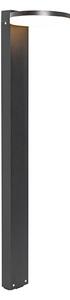 Lampă de exterior modernă în picioare neagră 80 cm cu LED IP44 - Esmee