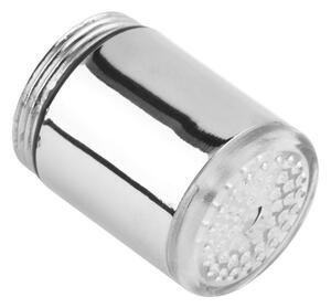 Cap de robinet cu LED RGB, termosensibil, cilindric, adaptor, 6.5 cm